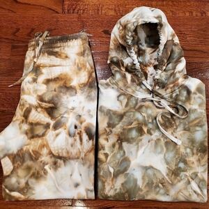 Tie Dye Sweatsuit Brazilnut